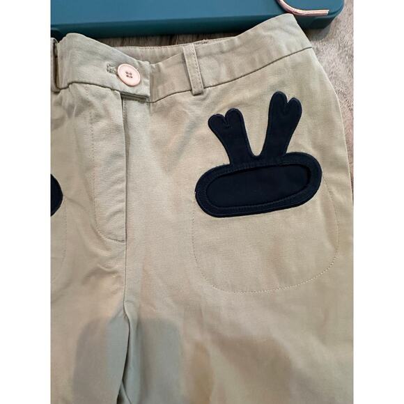 Uesako Women's Tan High Rise Straight Leg Pants Size Small - Picture 2 of 10